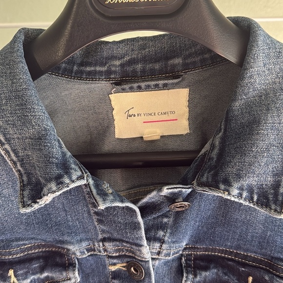 Vince Camuto Turo stretchy denim jacket size M (B3) - Picture 2 of 8